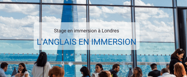 Formation en anglais en immersion pour cadres 